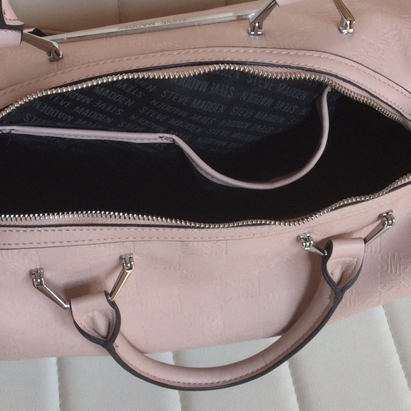 NWT Steve Madden Blush Speedy Logo Satchel - Picture 8 of 16
